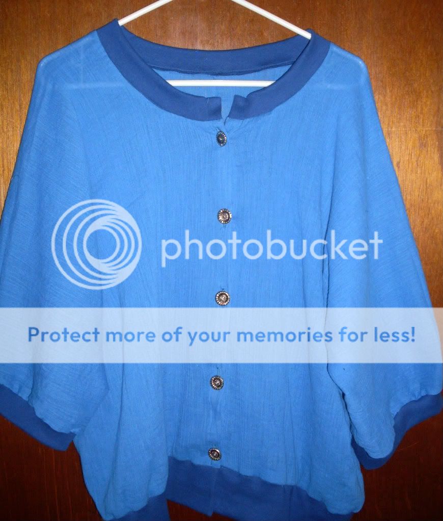 Self Drafted Pattern cotton gauze jacket 708831006 pattern review by jannw